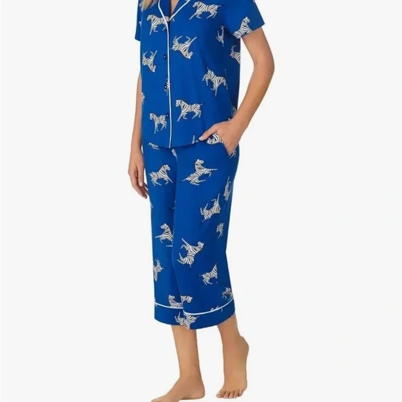 Room service zebra pj set EUC - top L bottom M - Picture 4 of 10